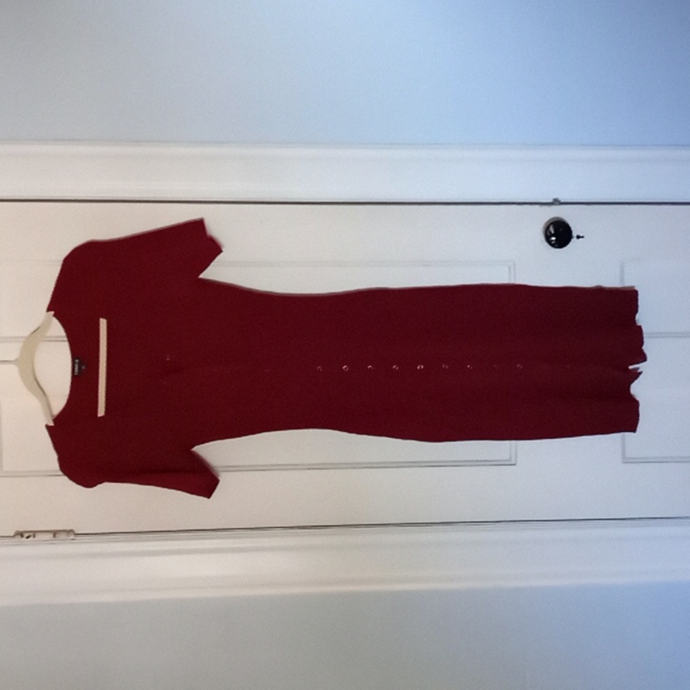 Torrid deep red bodycon dress